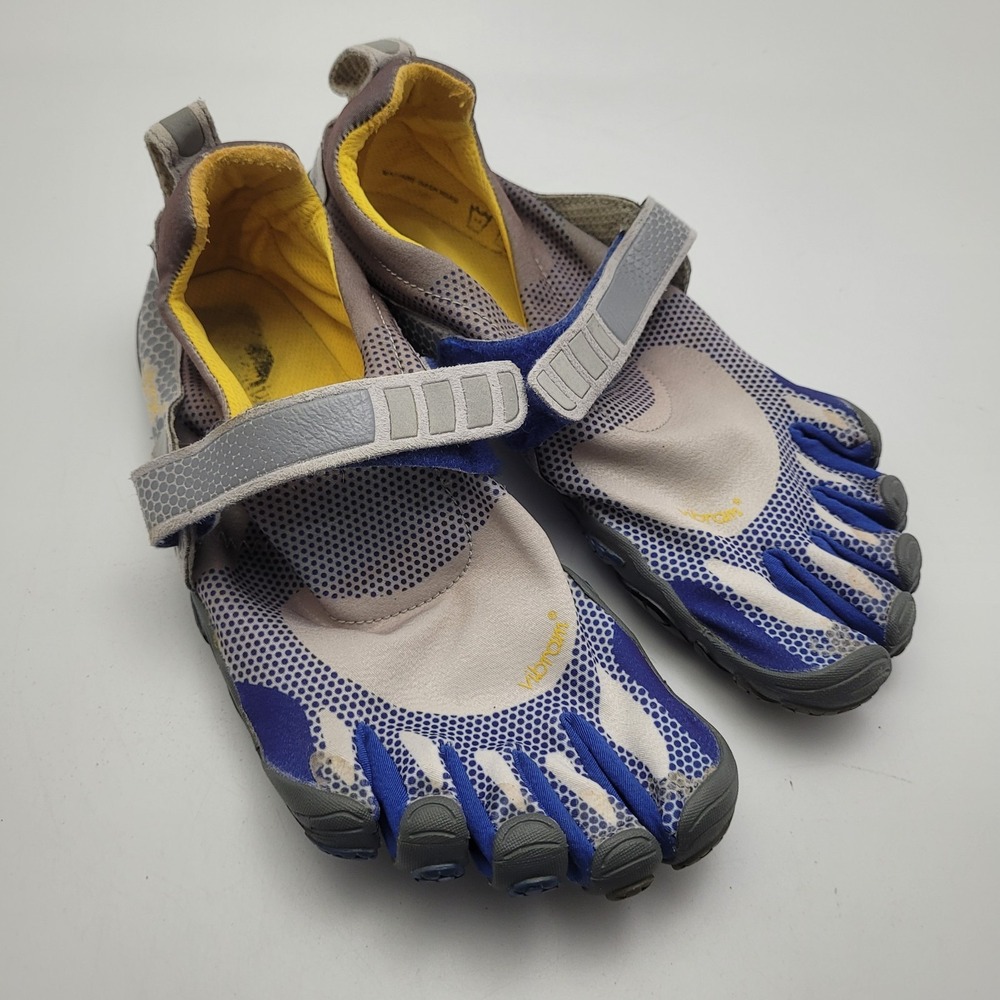 VIBRAM FiveFingers Bikila Barefoot Running Shoes Gray Blue Size Unknown